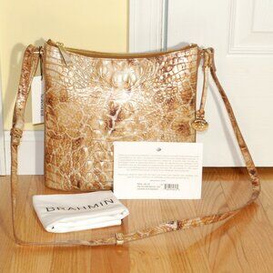 NWT - Brahmin Katie Camel Safari Melbourne Crossbody